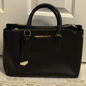 NEW Black Christian Siriano Cross Shoulder Purse